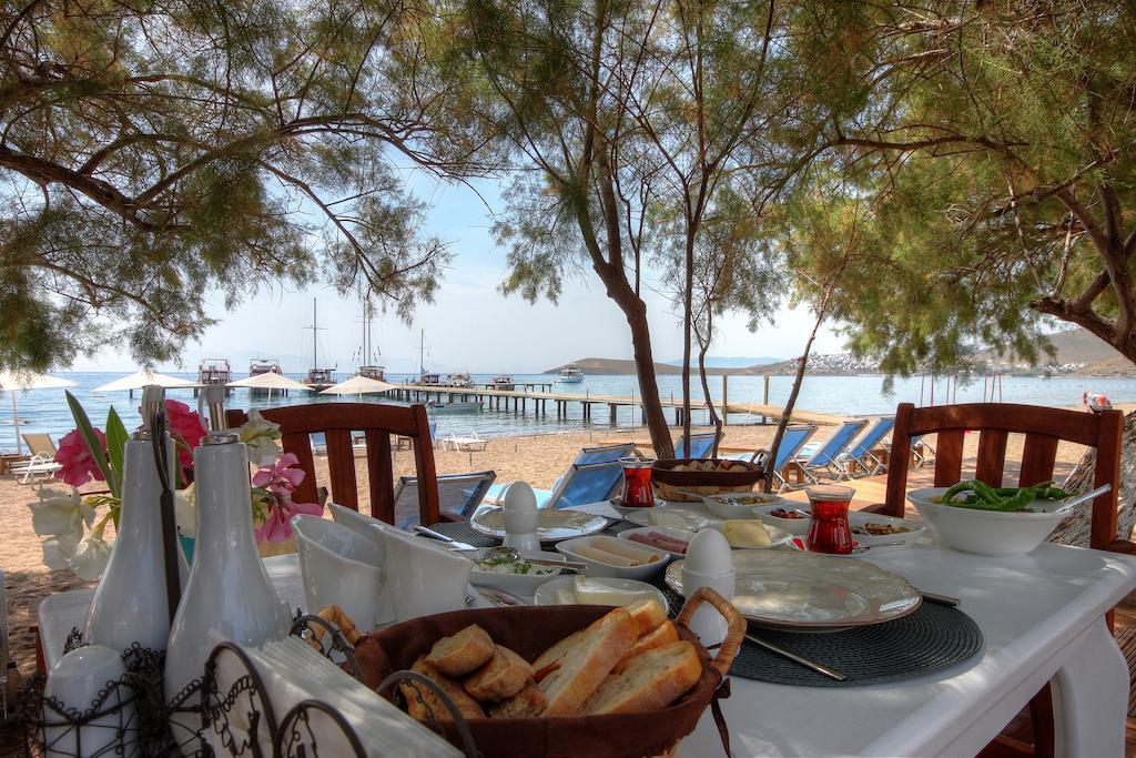 أورتاكنت Meggs Bodrum Beach Restaurant & Hotel المظهر الخارجي الصورة