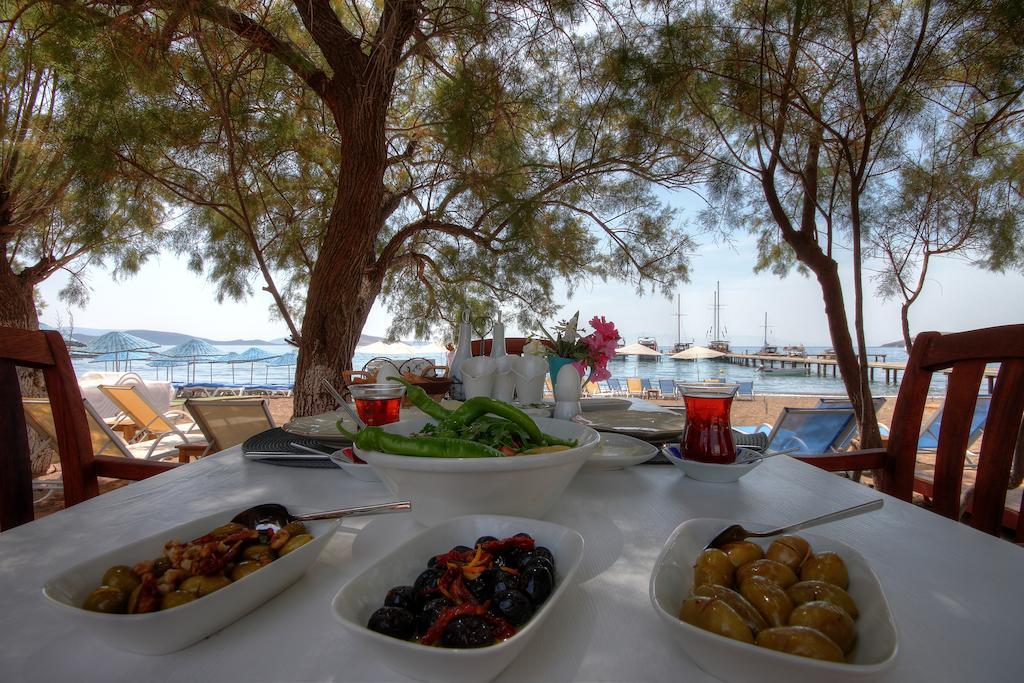 أورتاكنت Meggs Bodrum Beach Restaurant & Hotel المظهر الخارجي الصورة